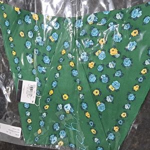 Coach silk purse tie green (bnip)